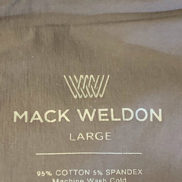 Mack Weldon Men's Cotton Slash Pocket Tapered Elastic Waist Drawstring Size L - Picture 10 of 15